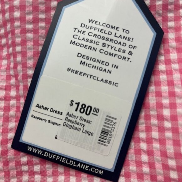 Duffield Lane Asher Dress: Raspberry - Picture 7 of 7